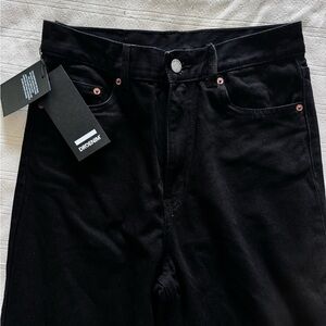 Revolve Echo Straight Black Jeans Dr. Denim US 28